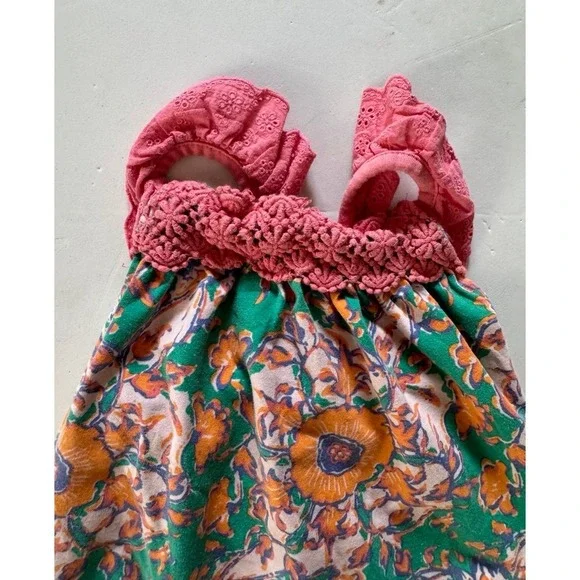 Matilda Jane Floral Sleeveless Romper 12-18 Months - Picture 2 of 6